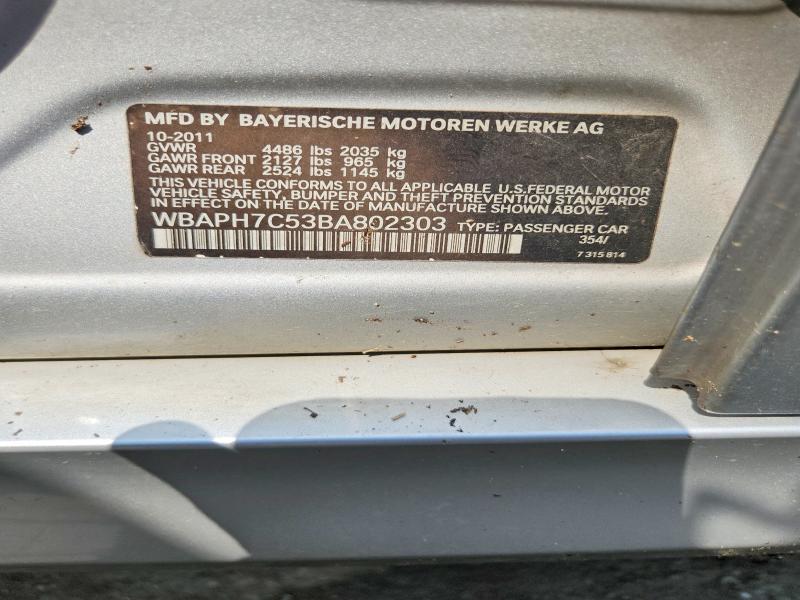 Продажа на аукционе авто 2011 Bmw 328, vin: WBAPH7C53BA802303, номер лота: 59683556