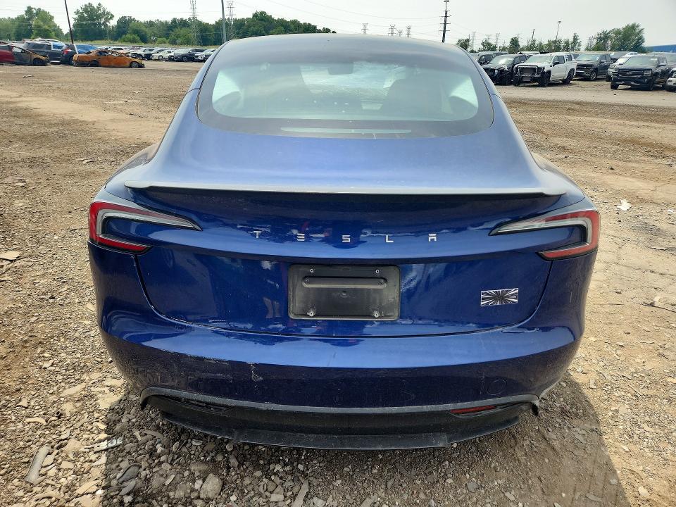 2025 Tesla Model 3 მანქანა იყიდება აუქციონზე, vin: 5YJ3E1ET5SF029988, აუქციონის ნომერი: 62331986