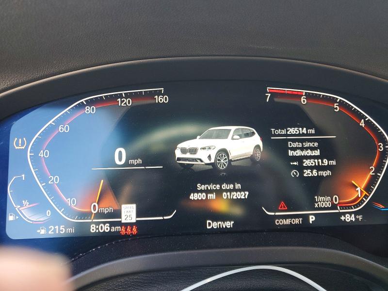 61181096 :رقم المزاد ، 5UX53DP04R9V67684 vin ، 2024 Bmw X3 مزاد بيع