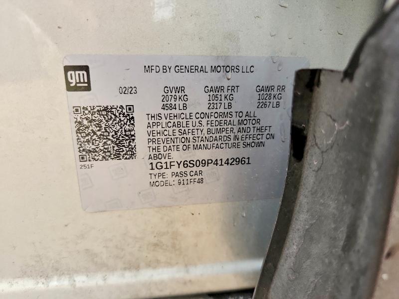 Продажа на аукционе авто 2023 Chevrolet Bolt Euv, vin: 1G1FY6S09P4142961, номер лота: 60706776