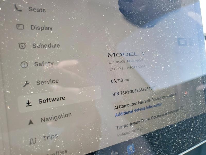 Продаж на аукціоні авто 2025 Tesla Model Y, vin: 7SAYGDEE6SF234581, номер лоту: 62516936
