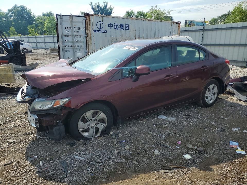 Продаж на аукціоні авто 2013 Honda Civic, vin: 19XFB2F55DE002794, номер лоту: 60228726
