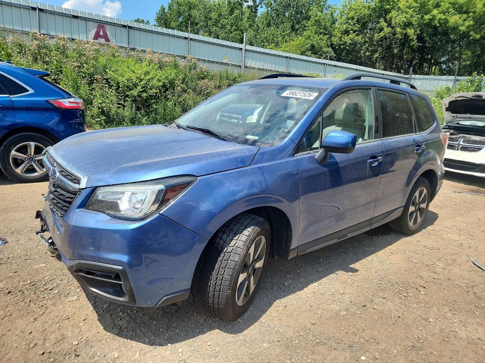 2018 Subaru Forester მანქანა იყიდება აუქციონზე, vin: JF2SJARC9JH592141, აუქციონის ნომერი: 59627526