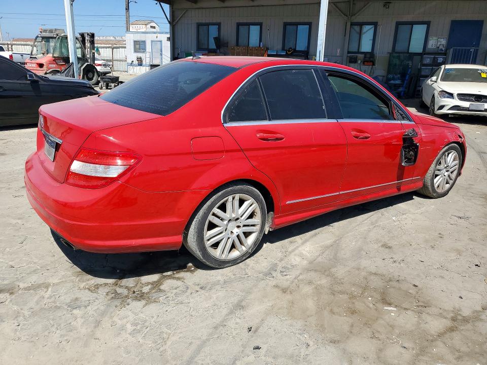 2009 Mercedes-benz C მანქანა იყიდება აუქციონზე, vin: WDDGF54X79R065105, აუქციონის ნომერი: 62810556