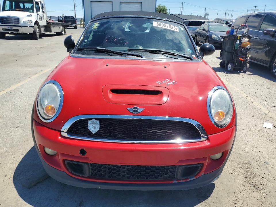 58951526 :رقم المزاد ، WMWSY3C59CT144253 vin ، 2012 Mini Cooper Roadster مزاد بيع