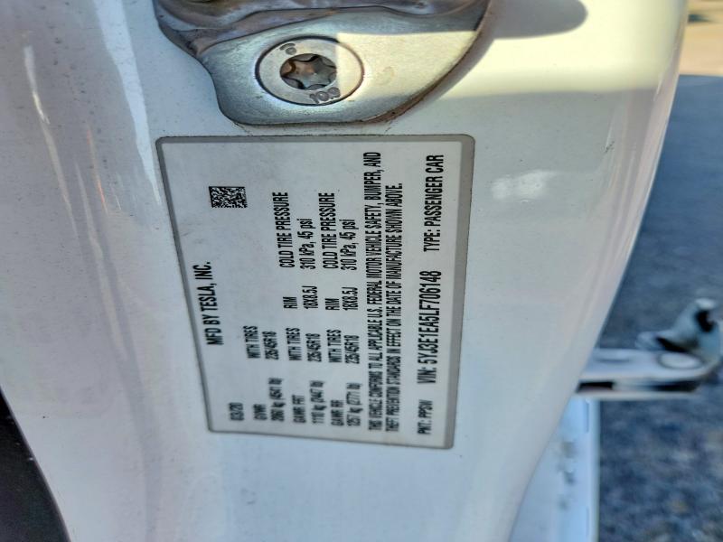 Aukcja sprzedaży 2020 Tesla Model 3, vin: 5YJ3E1EA5LF706148, numer aukcji: 61543556
