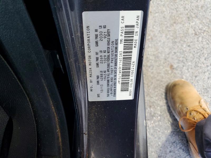 Продажа на аукционе авто 2015 Mazda 6, vin: JM1GJ1W69F1165383, номер лота: 59271066