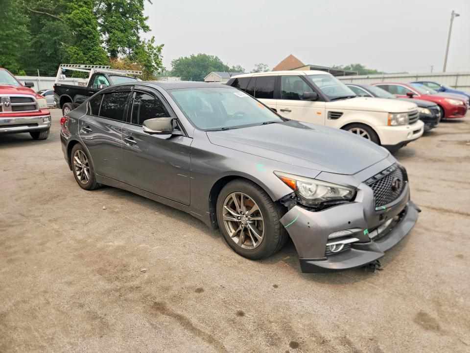 59393426 :رقم المزاد ، JN1BV7AR3FM414491 vin ، 2015 Infiniti Q50 مزاد بيع