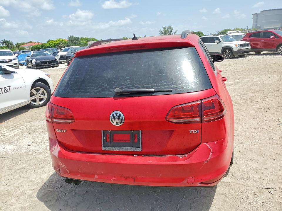 2015 Volkswagen Golf Sportwagen მანქანა იყიდება აუქციონზე, vin: 3VWCA7AU8FM515836, აუქციონის ნომერი: 60785846