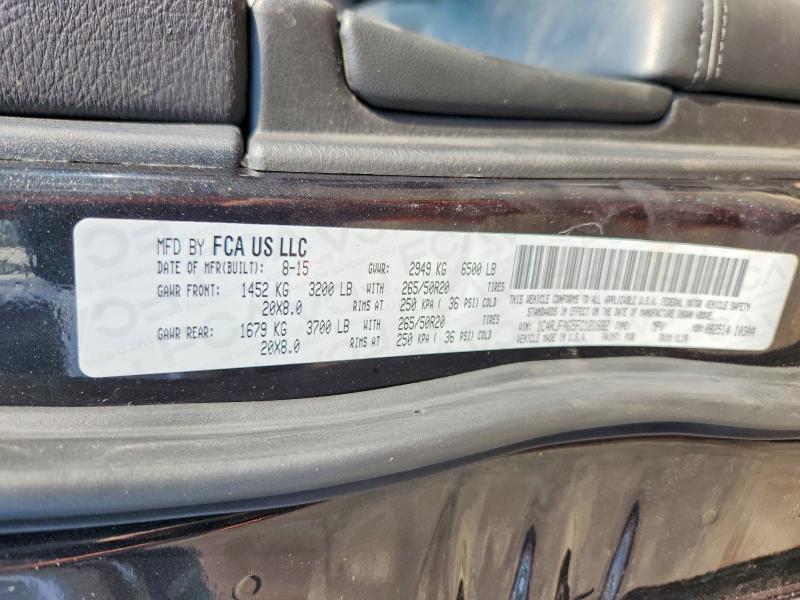 2015 Jeep Grand Cherokee მანქანა იყიდება აუქციონზე, vin: 1C4RJFAG5FC121682, აუქციონის ნომერი: 61188526