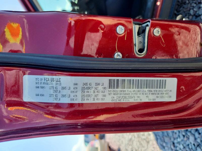 Продажа на аукционе авто 2020 Jeep Cherokee, vin: 1C4PJMCB8LD555470, номер лота: 59168226