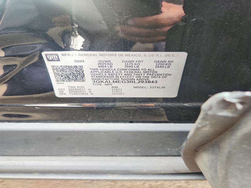 Aukcja sprzedaży 2024 Gmc Terrain, vin: 3GKALMEG3RL293843, numer aukcji: 62647506
