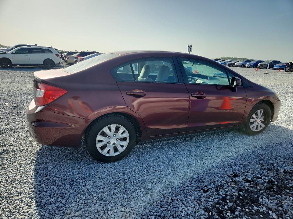 Aukcja sprzedaży 2012 Honda Civic, vin: 2HGFB2F57CH532740, numer aukcji: 61754616