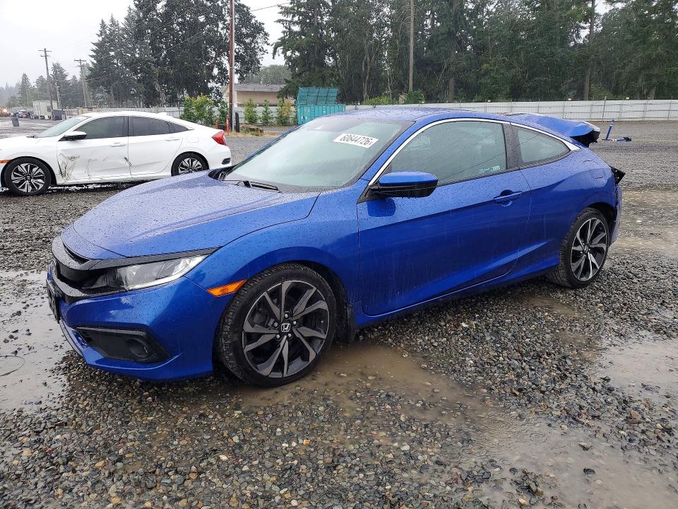 Auction sale of the 2019 Honda Civic, vin: 2HGFC4B87KH306754, lot number: 60644726