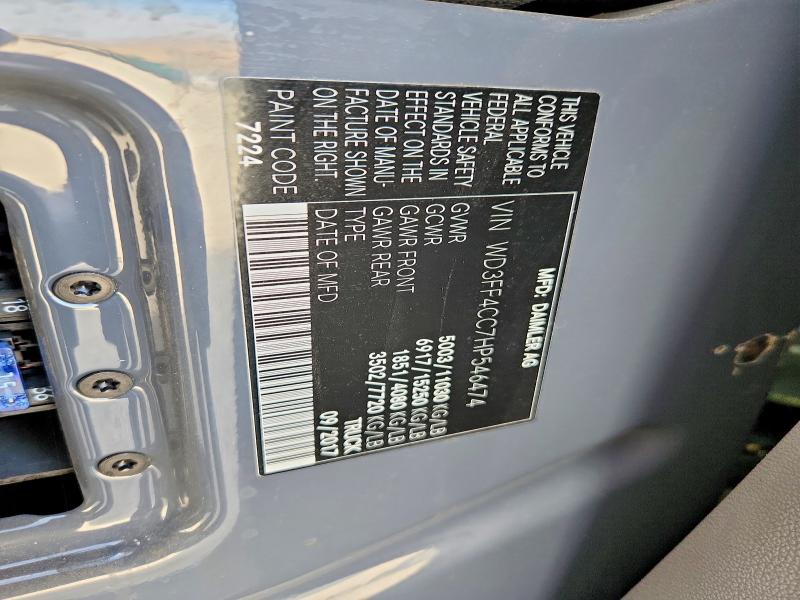 Продажа на аукционе авто 2017 Mercedes-benz Sprinter, vin: WD3FF4CC7HP546474, номер лота: 62807166