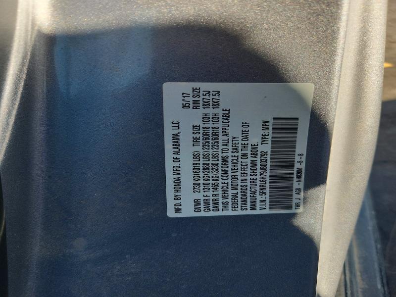 59277546 :رقم المزاد ، 5FNRL6H79JB003792 vin ، 2018 Honda Odyssey مزاد بيع