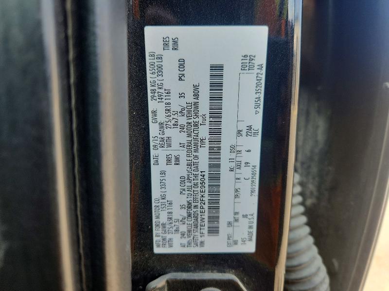 Продаж на аукціоні авто 2015 Ford F150, vin: 1FTEW1EP2FKE95041, номер лоту: 62445596