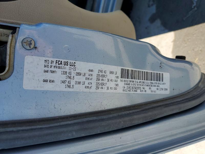 Aukcja sprzedaży 2016 Chrysler Town & Country, vin: 2C4RC1BG7GR239723, numer aukcji: 60026716
