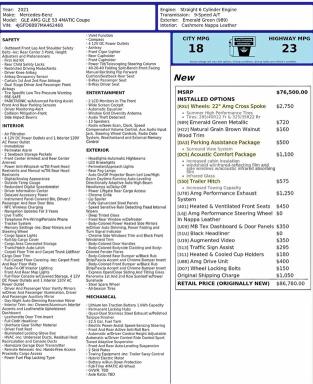 Продаж на аукціоні авто 2021 Mercedes-benz Gle Coupe, vin: 4JGFD6BB7MA462468, номер лоту: 61648856