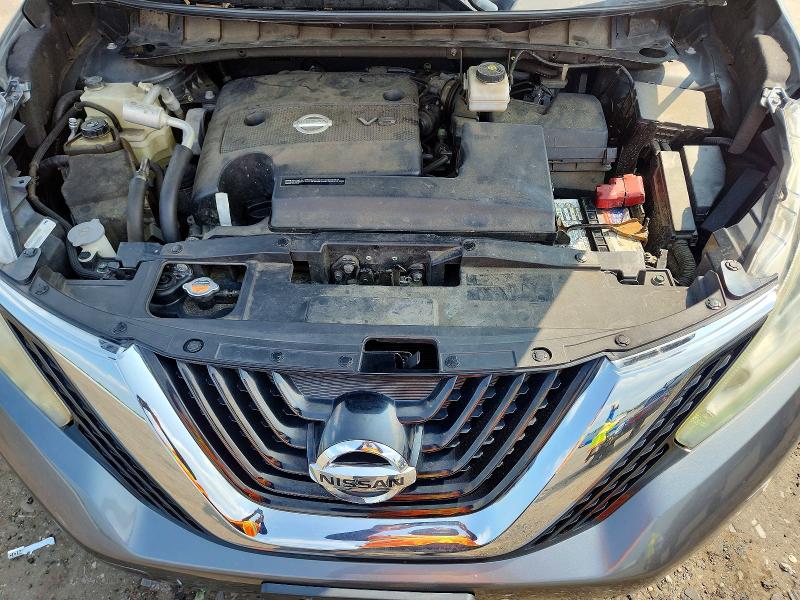 2015 Nissan Murano მანქანა იყიდება აუქციონზე, vin: 5N1AZ2MH3FN262835, აუქციონის ნომერი: 61745776
