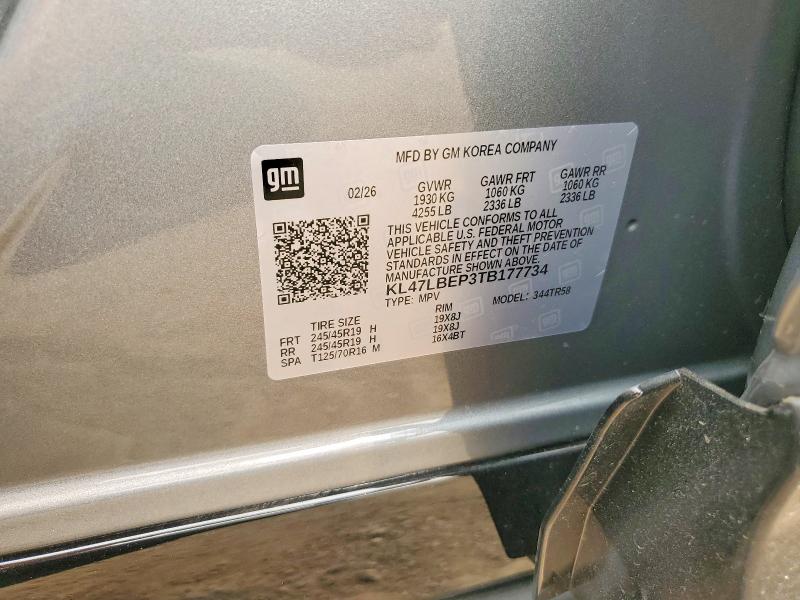 Aukcja sprzedaży 2026 Buick Envista, vin: KL47LBEP3TB177734, numer aukcji: 60929066