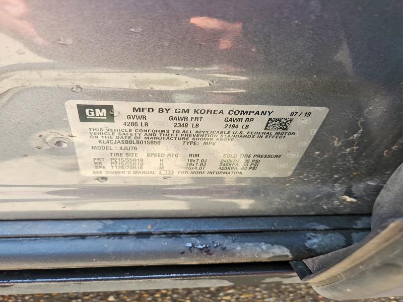 Продаж на аукціоні авто 2020 Buick Encore, vin: KL4CJASB8LB015850, номер лоту: 61423776