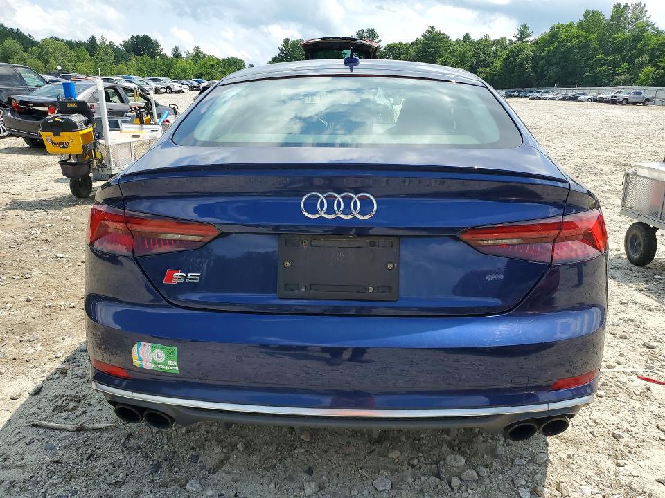 2018 Audi S5 მანქანა იყიდება აუქციონზე, vin: WAUC4CF59JA012386, აუქციონის ნომერი: 61780576