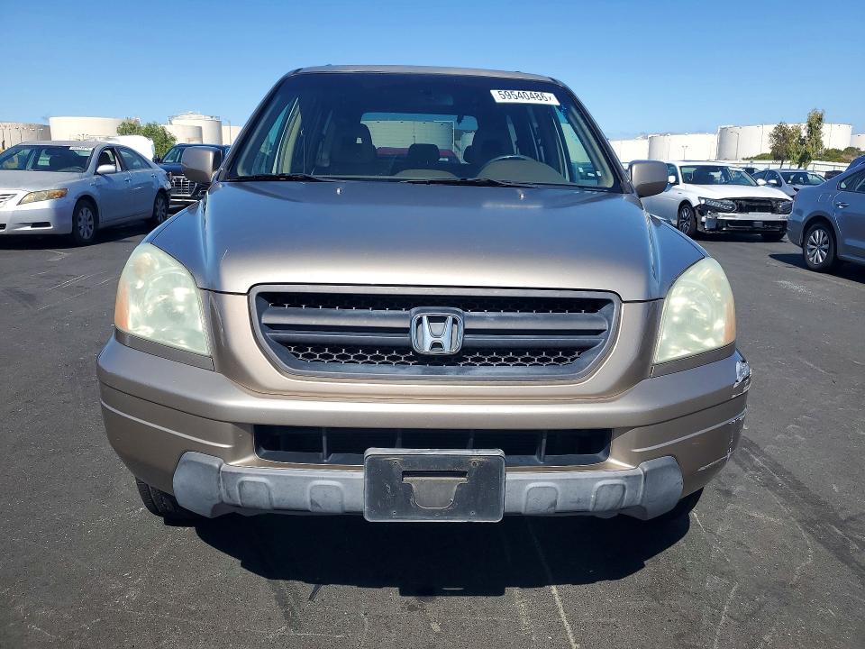 59540486 :رقم المزاد ، 2HKYF18564H556054 vin ، 2004 Honda Pilot مزاد بيع