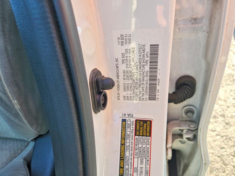 Продаж на аукціоні авто 2016 Honda Cr-v, vin: 5J6RM4H34GL139052, номер лоту: 63107356
