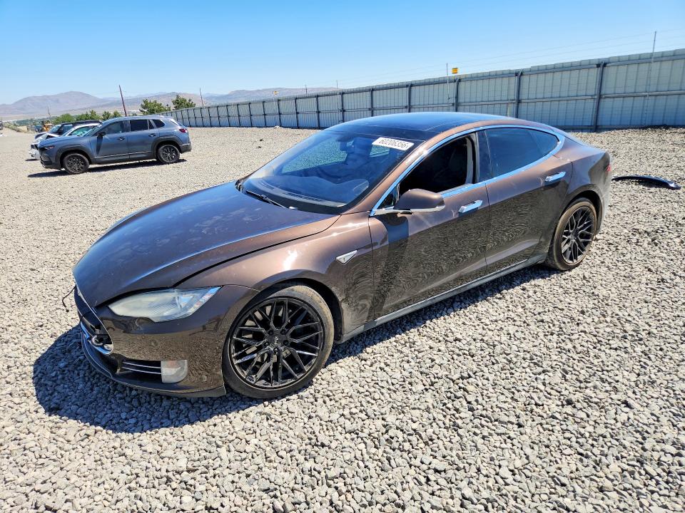 2014 Tesla Model S მანქანა იყიდება აუქციონზე, vin: 5YJSA1H19EFP48618, აუქციონის ნომერი: 60206356