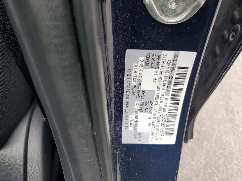 61808246 :رقم المزاد ، 3MZBM1U79FM229242 vin ، 2015 Mazda 3 مزاد بيع
