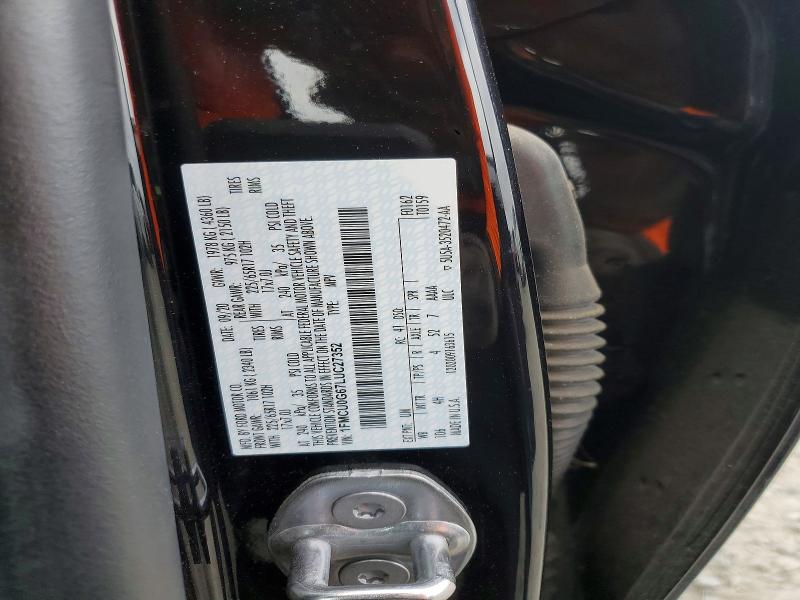 60901976 :رقم المزاد ، 1FMCU0G67LUC27352 vin ، 2020 Ford Escape مزاد بيع