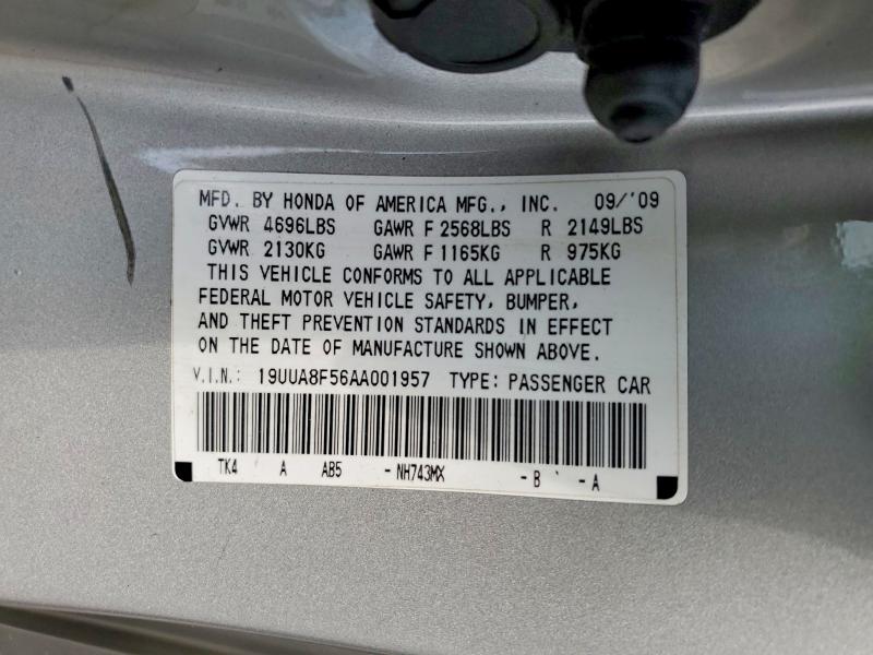Продаж на аукціоні авто 2010 Acura Tl, vin: 19UUA8F56AA001957, номер лоту: 60152346