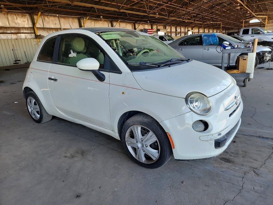 62428856 :رقم المزاد ، 3C3CFFAR3CT343649 vin ، 2012 Fiat 500 مزاد بيع