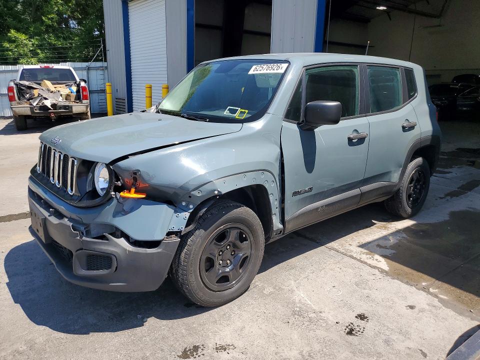 Продажа на аукционе авто 2017 Jeep Renegade, vin: ZACCJBAH9HPF39278, номер лота: 62576926