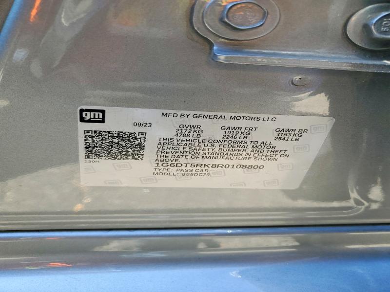 60980176 :رقم المزاد ، 1G6DT5RK8R0108800 vin ، 2024 Cadillac Ct5 مزاد بيع