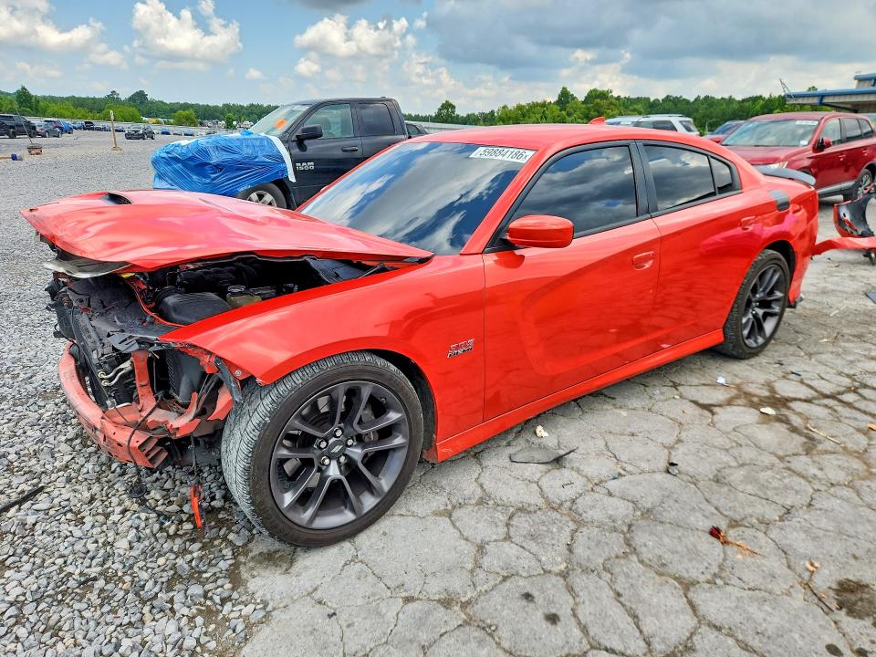 59884186 :رقم المزاد ، 2C3CDXGJ7MH535664 vin ، 2021 Dodge Charger مزاد بيع