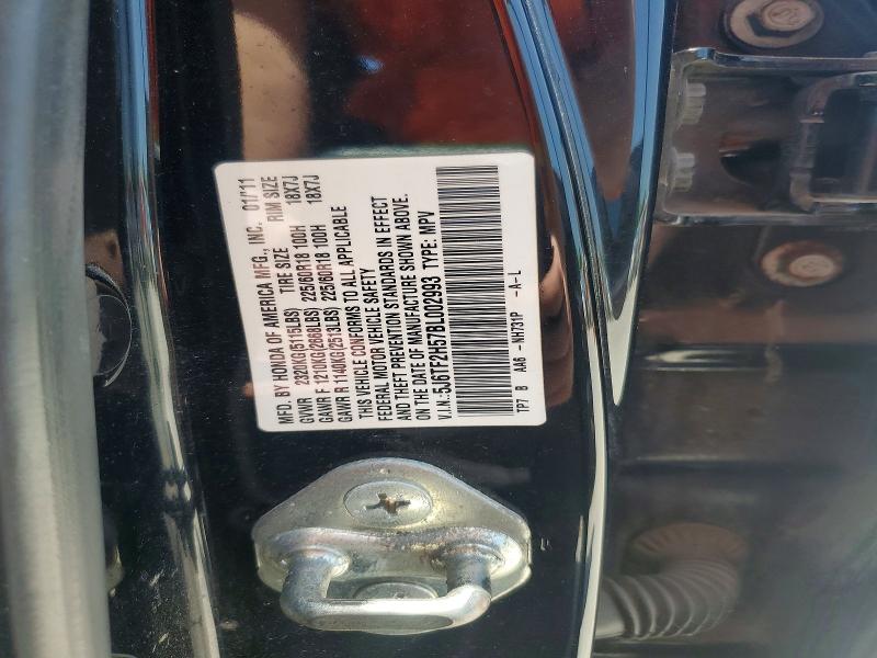 Продажа на аукционе авто 2011 Honda Accord Crosstour, vin: 5J6TF2H57BL002993, номер лота: 58925636