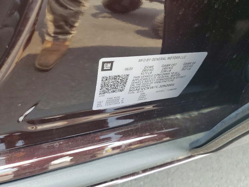Продаж на аукціоні авто 2020 Buick Enclave, vin: 5GAEVCKW7LJ252001, номер лоту: 61051646
