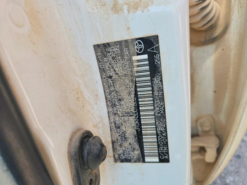 60368956 :رقم المزاد ، JTDKN3DU1B0274707 vin ، 2011 Toyota Prius مزاد بيع