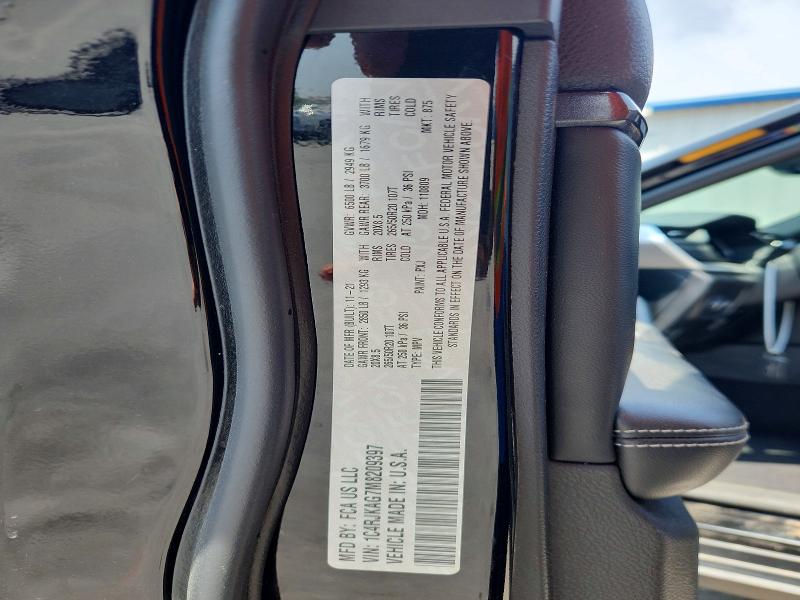 62477546 :رقم المزاد ، 1C4RJKAG7M8209397 vin ، 2021 Jeep Grand Cherokee مزاد بيع