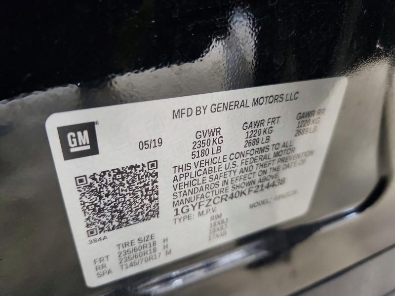 Aukcja sprzedaży 2019 Cadillac Xt4, vin: 1GYFZCR40KF214438, numer aukcji: 61492606