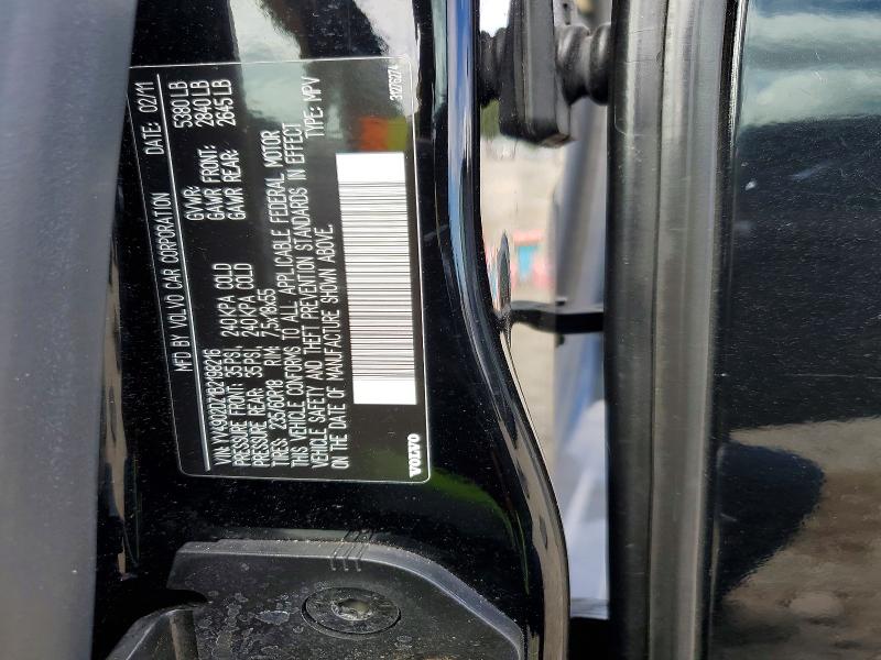 62707466 :رقم المزاد ، YV4902DZ1B2198216 vin ، 2011 Volvo Xc60 مزاد بيع