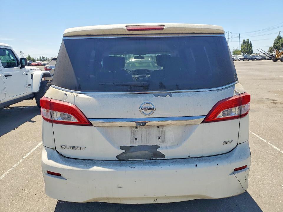 2012 Nissan Quest მანქანა იყიდება აუქციონზე, vin: JN8AE2KP1C9049174, აუქციონის ნომერი: 62521356