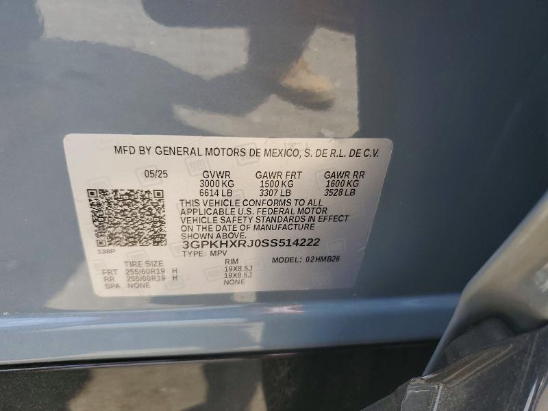 Продажа на аукционе авто 2025 Honda Prologue, vin: 3GPKHXRJ0SS514222, номер лота: 60033036