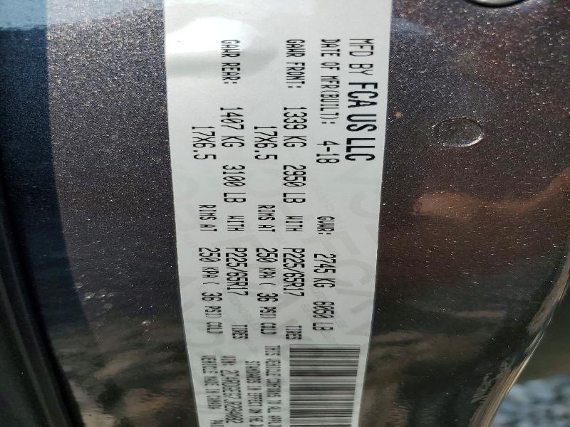 61899926 :رقم المزاد ، 2C4RDGEG7JR284082 vin ، 2018 Dodge Grand Caravan مزاد بيع