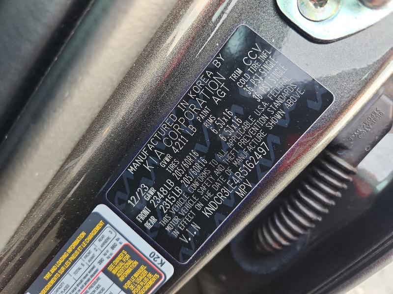 2024 Kia Niro მანქანა იყიდება აუქციონზე, vin: KNDCR3LE4R5162497, აუქციონის ნომერი: 60140486