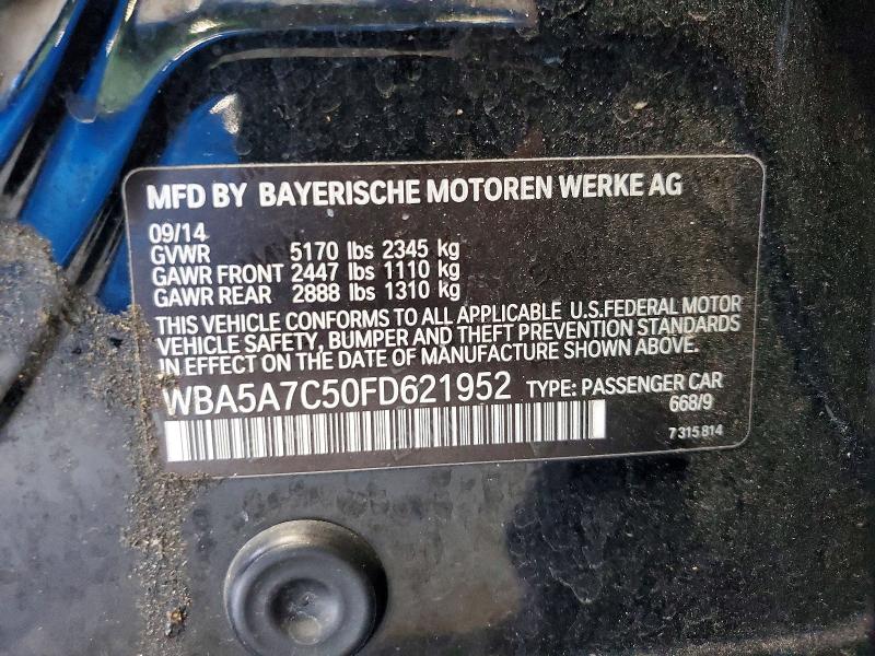 Продаж на аукціоні авто 2015 Bmw 528, vin: WBA5A7C50FD621952, номер лоту: 61532776