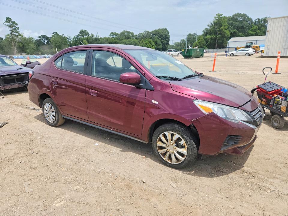 2022 Mitsubishi Mirage მანქანა იყიდება აუქციონზე, vin: ML32FUFJ7NHF04106, აუქციონის ნომერი: 61482616