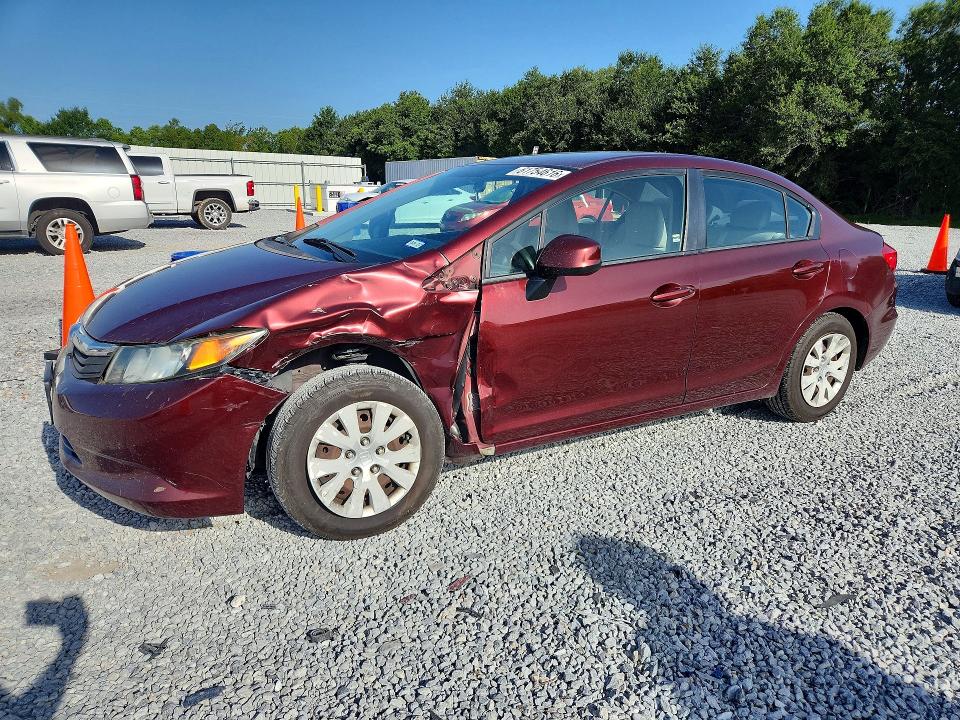Aukcja sprzedaży 2012 Honda Civic, vin: 2HGFB2F57CH532740, numer aukcji: 61754616